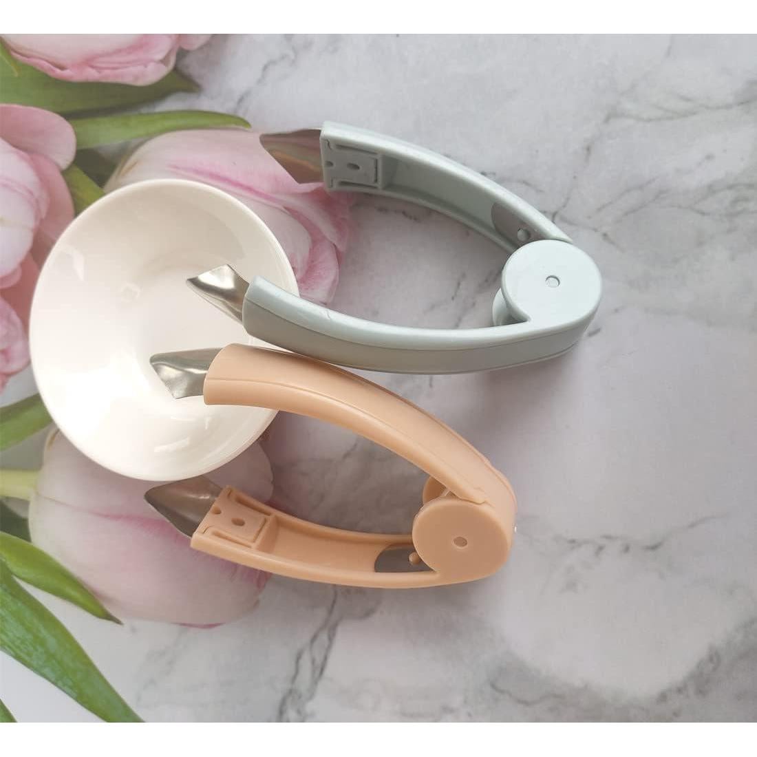 2 Piezas Quitar Tallos de Fresa y Corer de Ojos de Piña Jilukibo