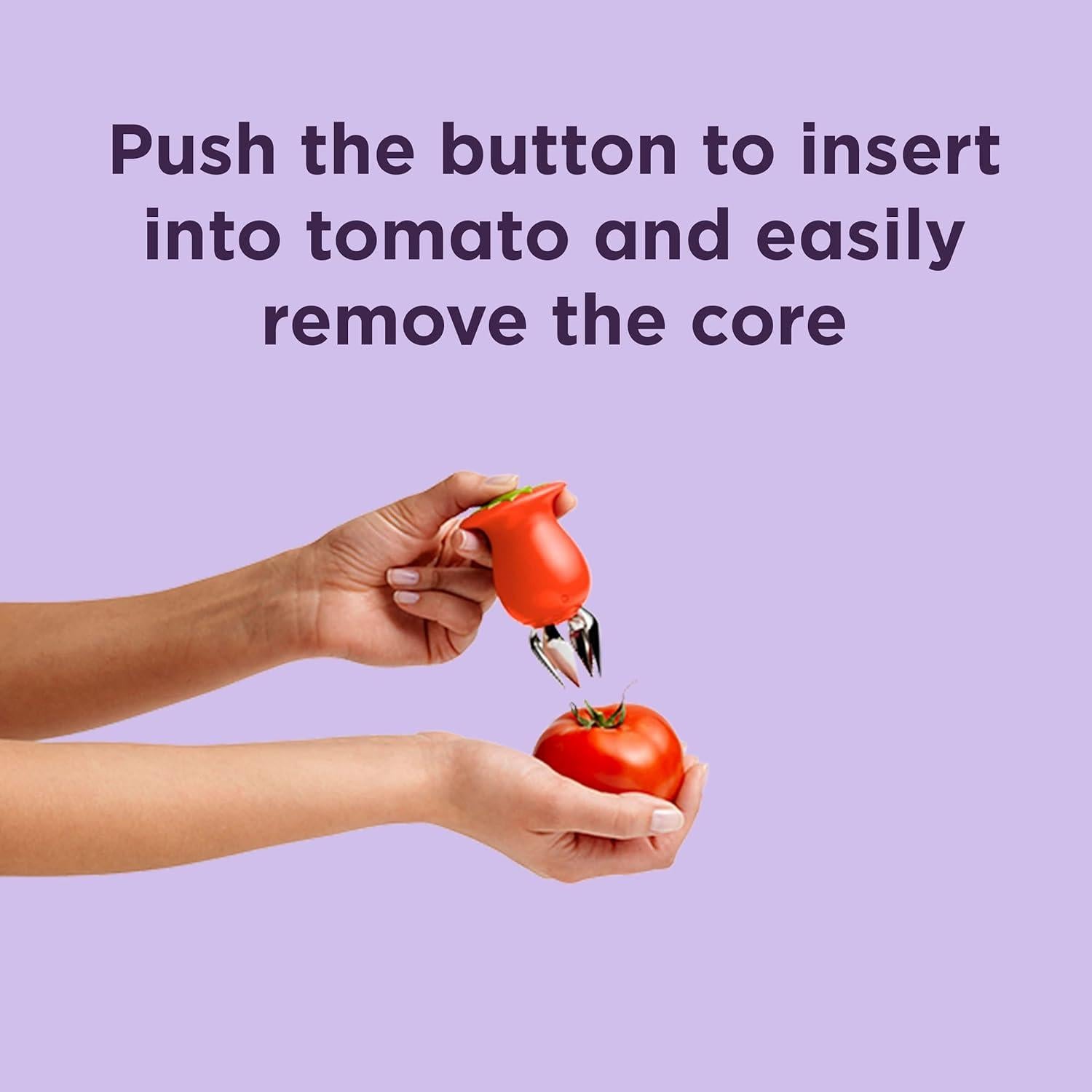 Descorazonador de Tomates Chef'n Hullster Acero Inoxidable