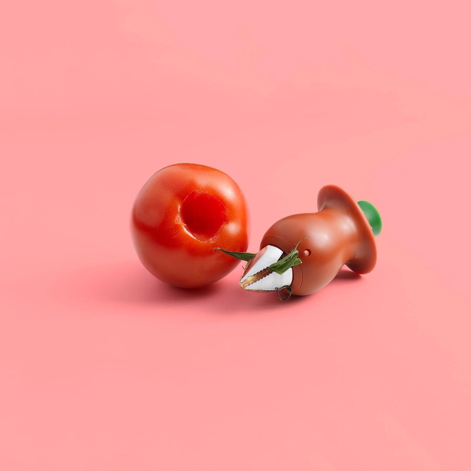 Descorazonador de Tomates Chef'n Hullster Acero Inoxidable