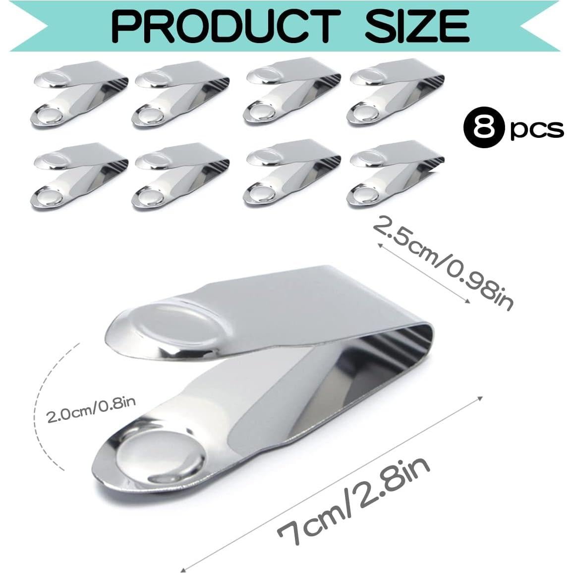 DOERDO 8 Piezas Removedor de Tallo de Fresa Acero Inoxidable