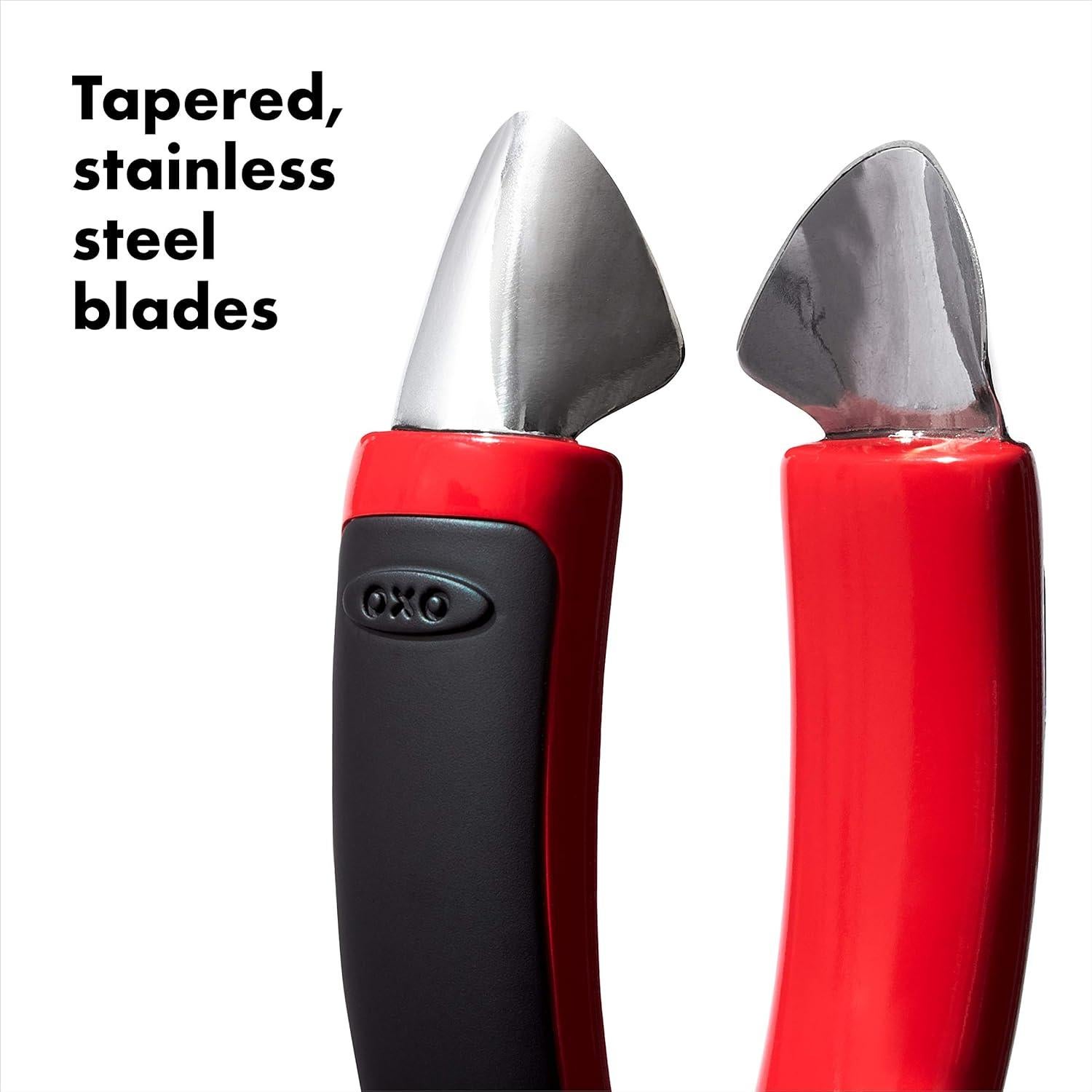 OXO Multi Deshuesador de Cereza y Descorazonador de Fresa