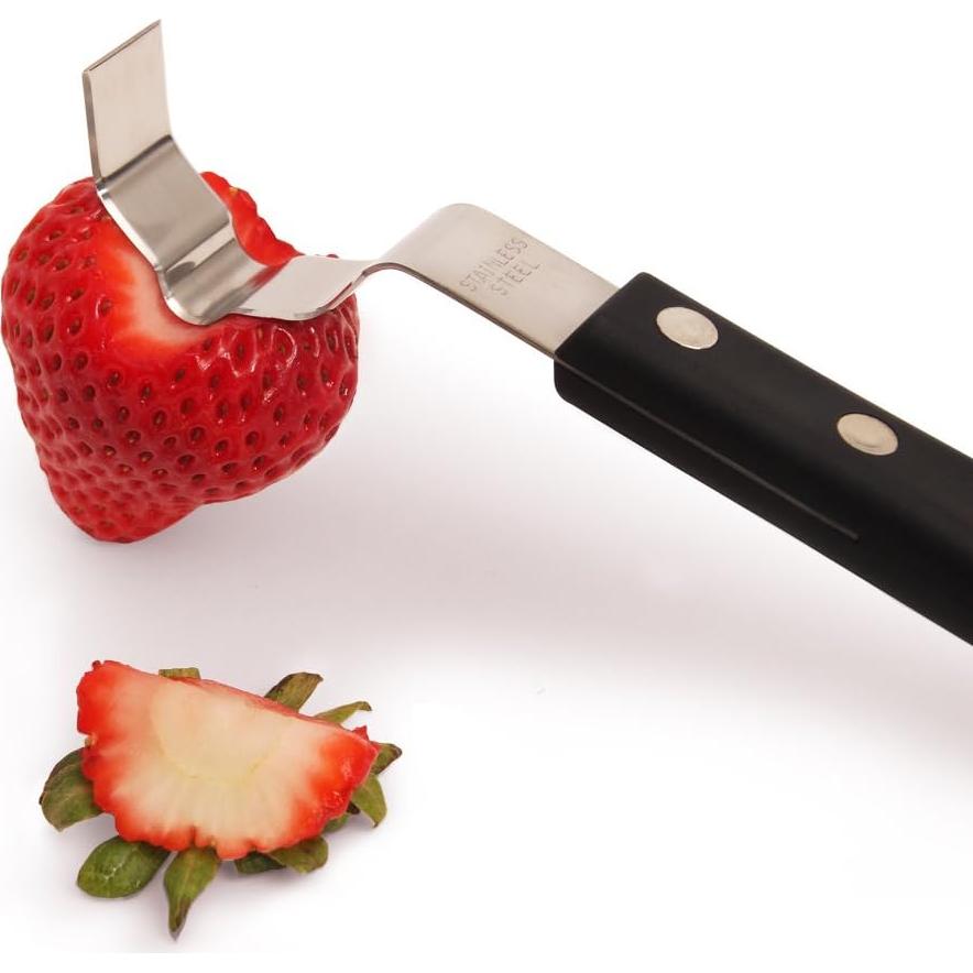 Corador de Frutas VKP 15.88 cm, Deshojador de Fresas Inoxidable