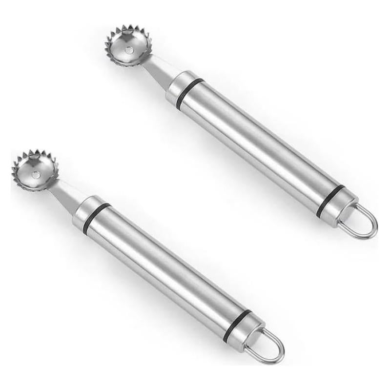 Juego de 2 Hullers de Acero Inoxidable Xinjincang para Frutas