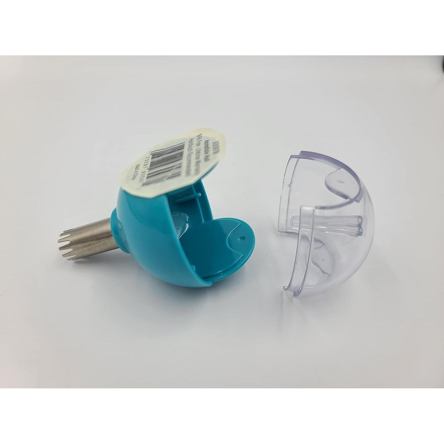 Descorazonador de Fresas con Reservorio Rojo - Almacena 25 Núcleos