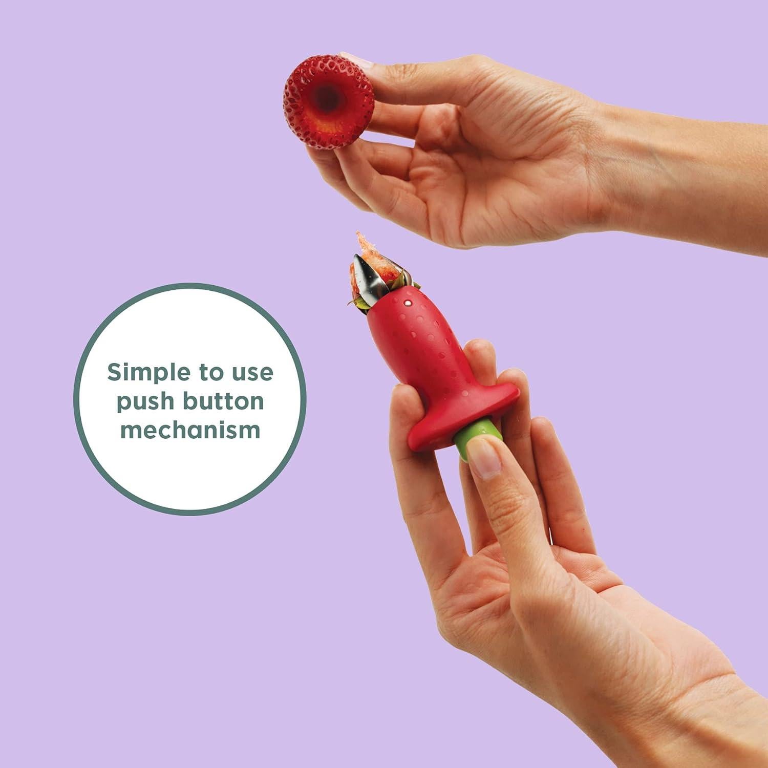 Despalillador de Fresas Chef'n Stem Gem y Cortador Slicester