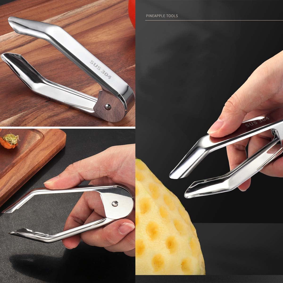 Pelador de Ojos de Piña ZAAWUUT Acero Inoxidable 12.5 cm