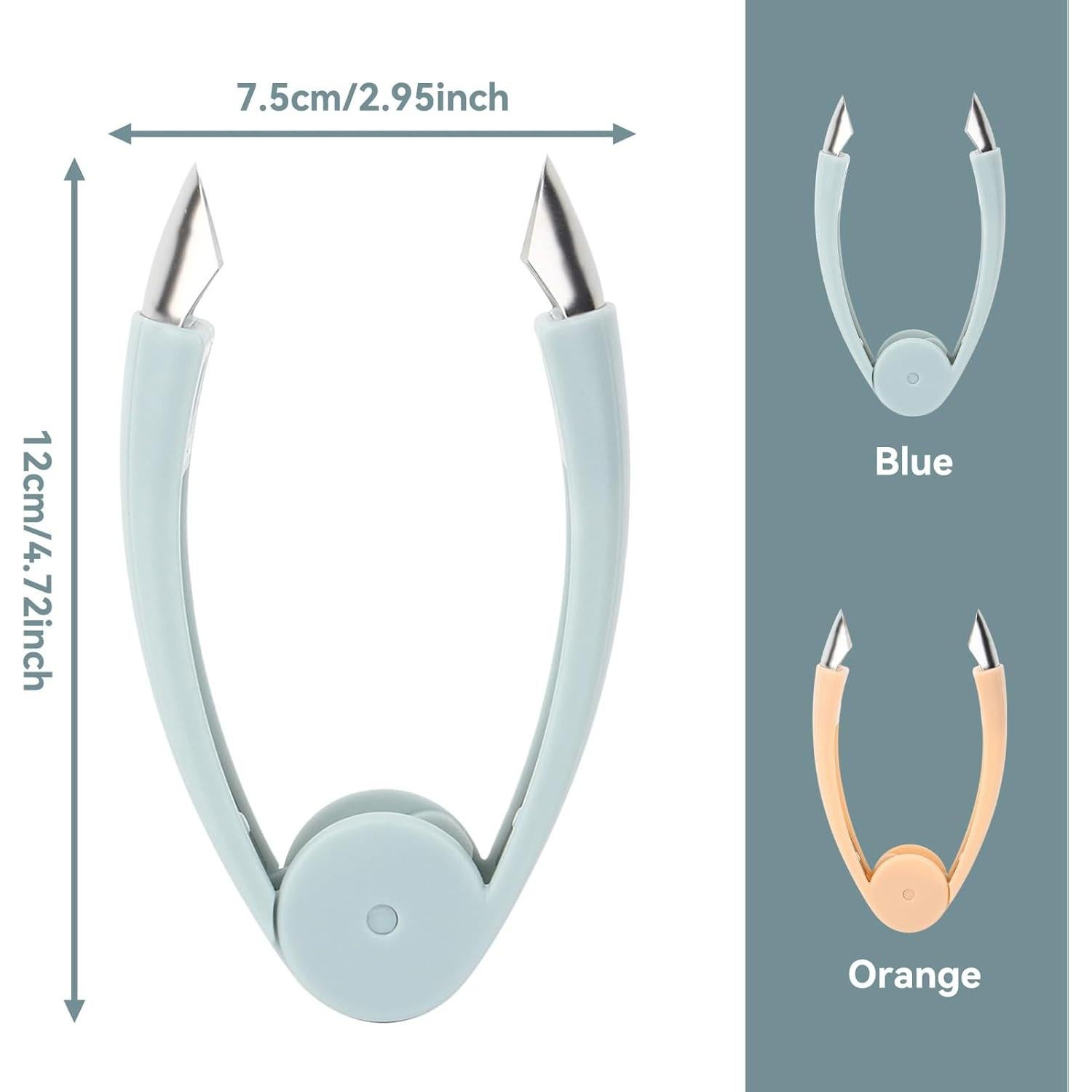 Pelador de Ojos de Piña HERCHR Acero Inoxidable 12 cm Azul