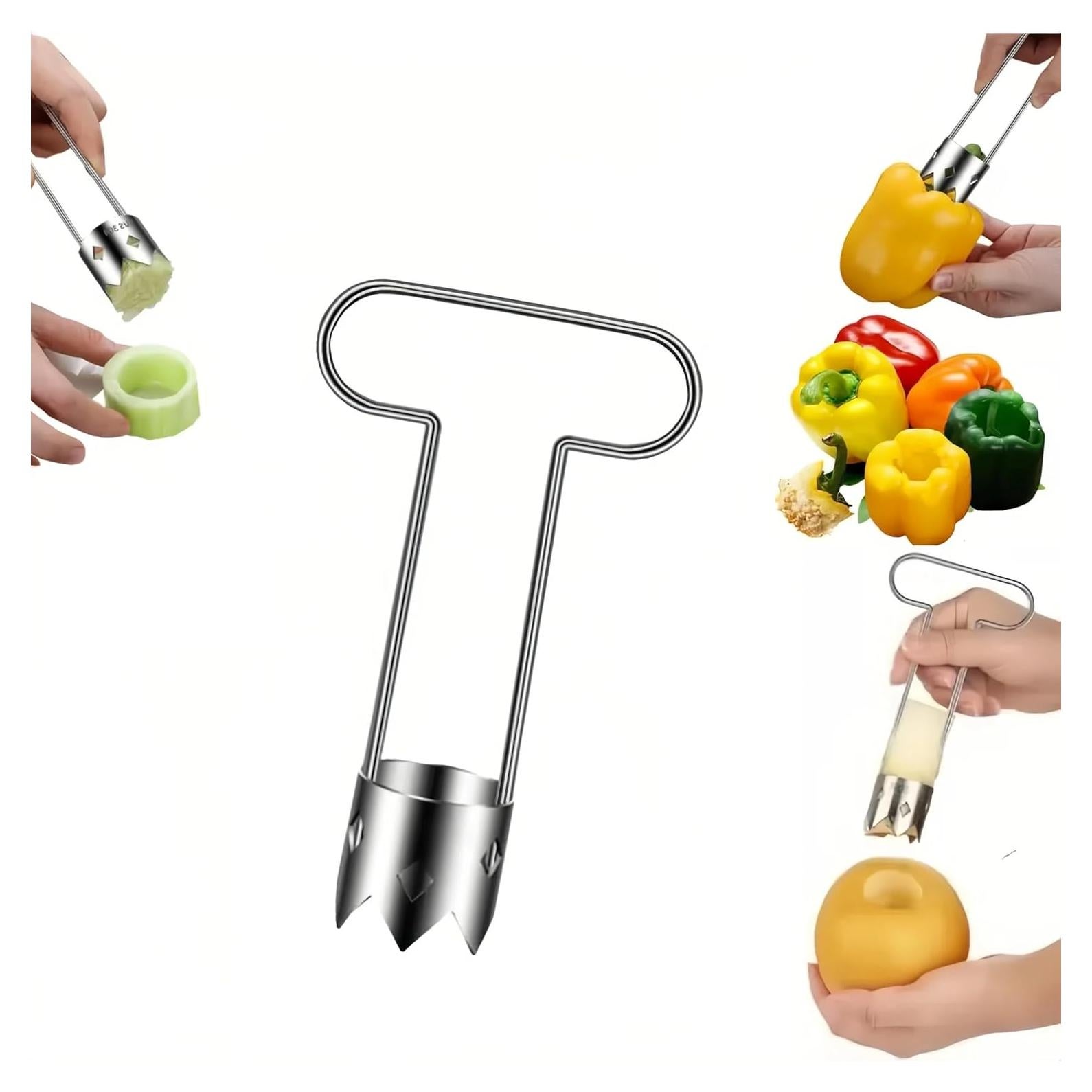 Corador de Semillas de Pimiento Rojo Kerrtoa - Acero Inoxidable