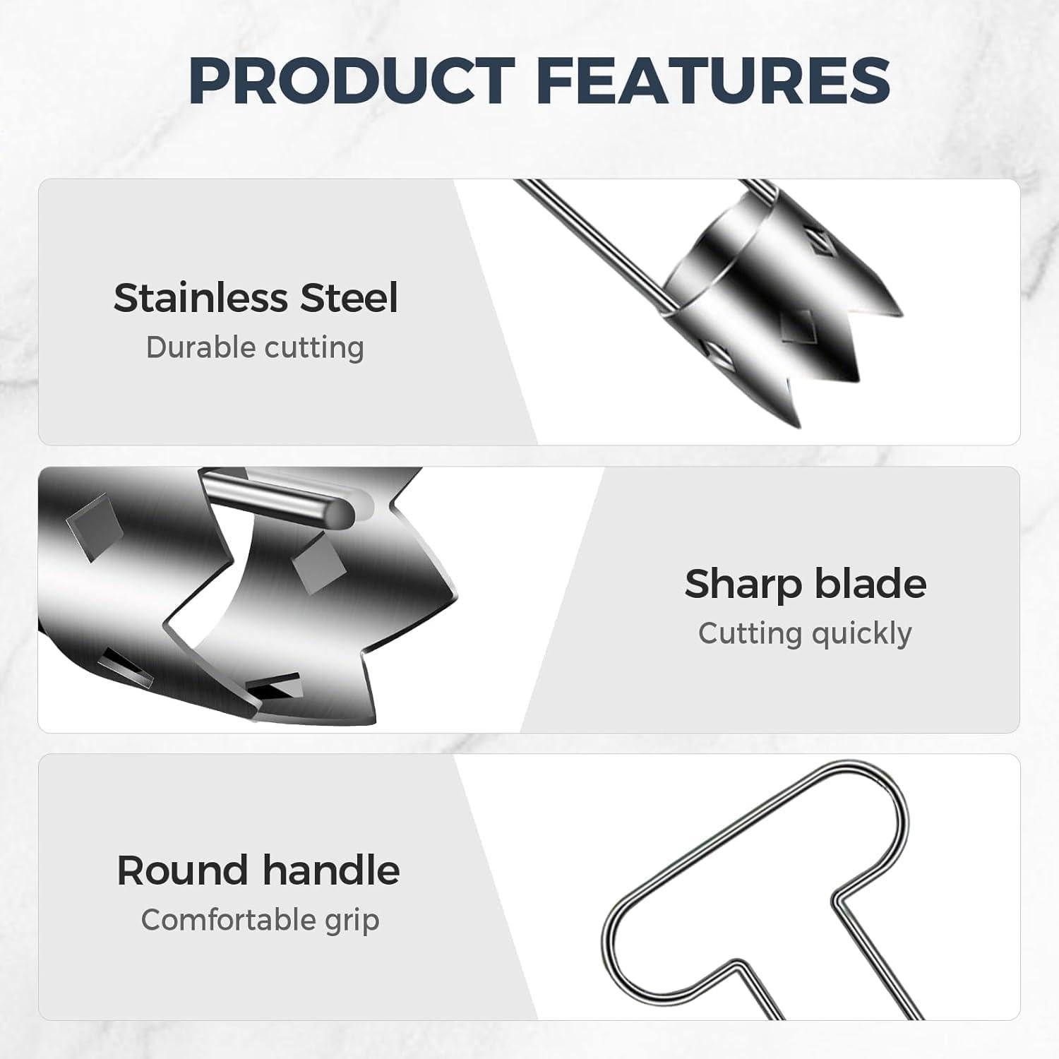 Corador de Semillas de Pimiento Rojo Kerrtoa - Acero Inoxidable