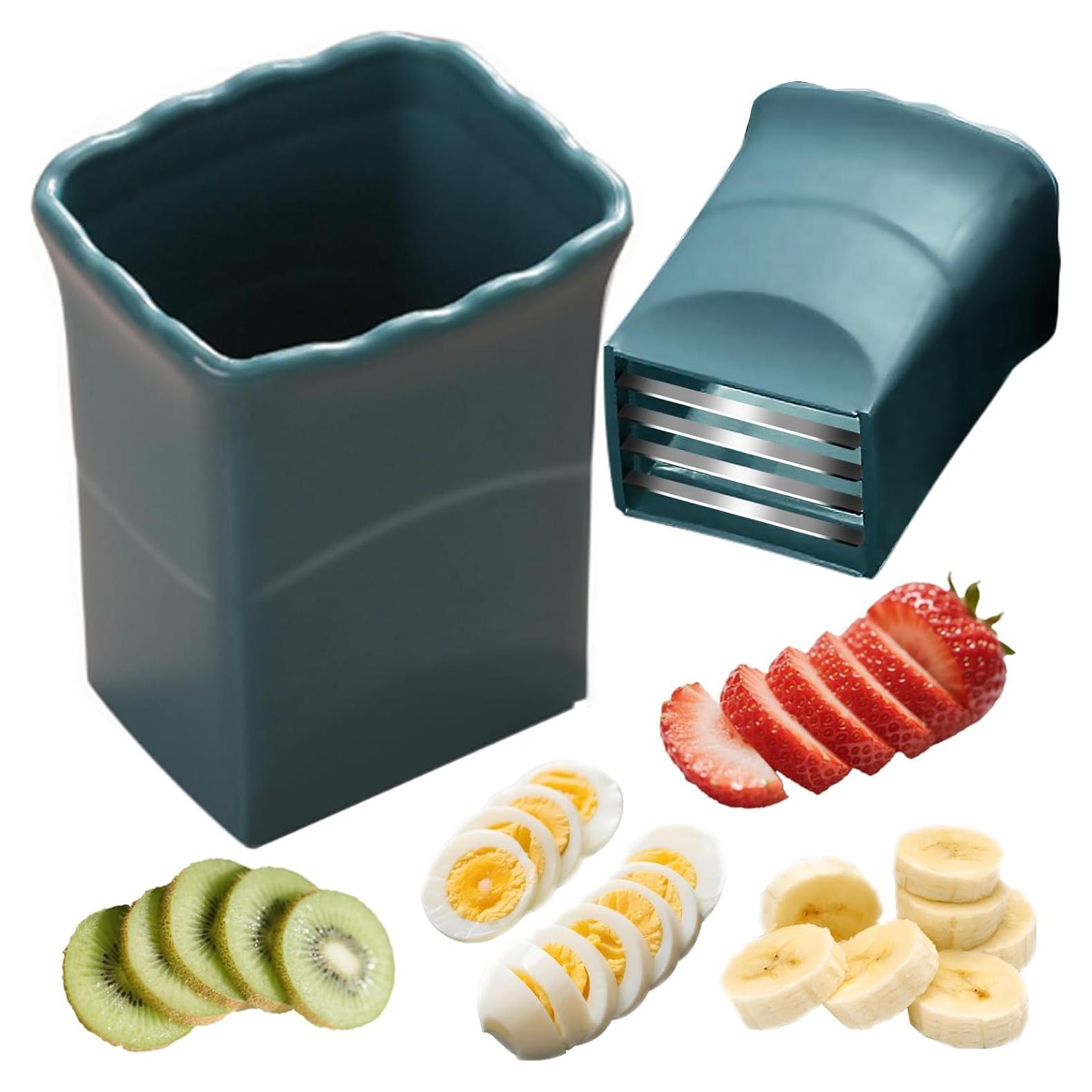 Cortador de Frutas Multifuncional Suuker - Azul, 45g