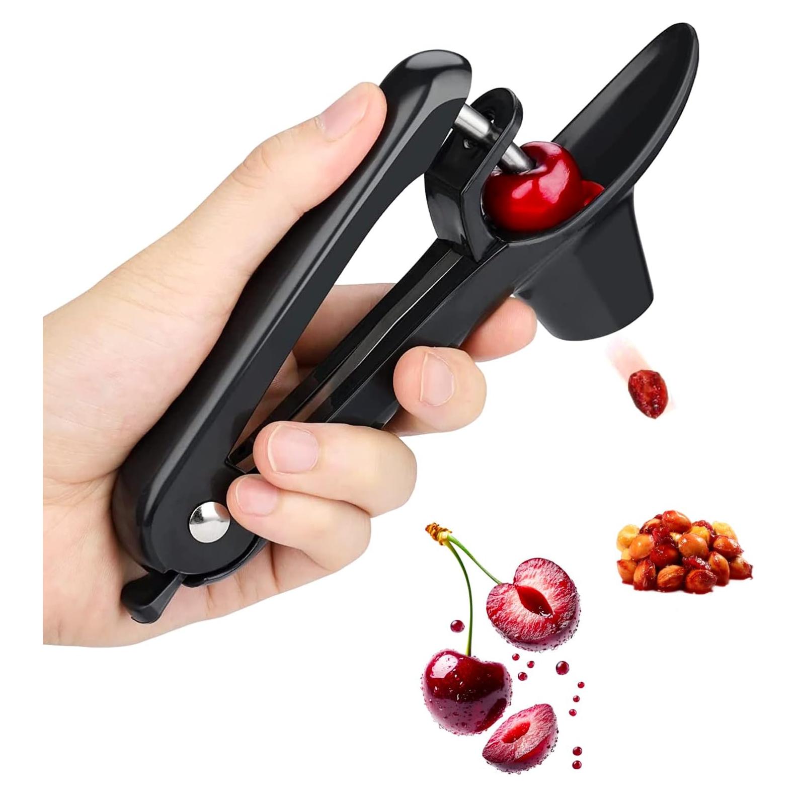 Deshuesador de Cereza Jusanice Acero Inoxidable Negro