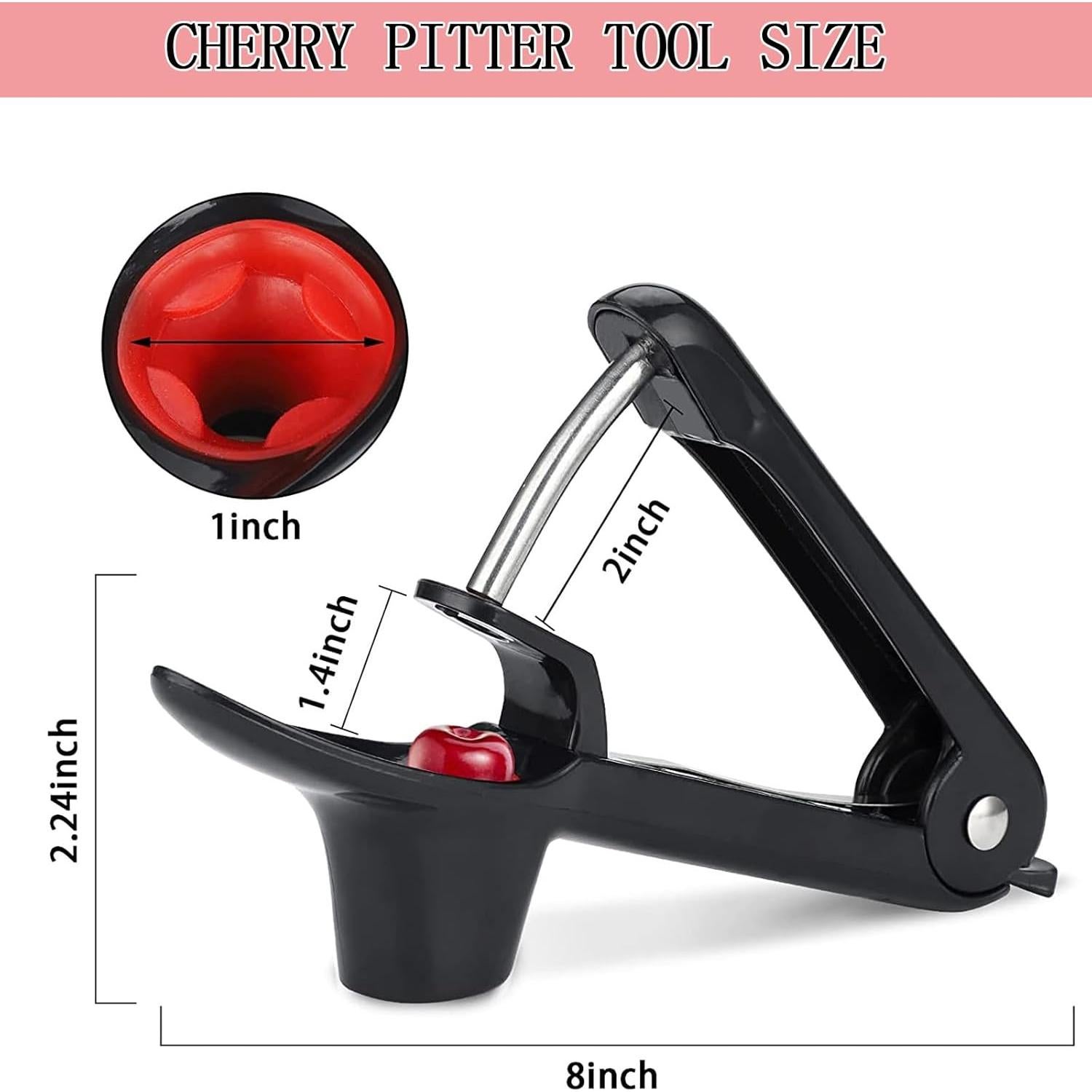 Deshuesador de Cereza Jusanice Acero Inoxidable Negro