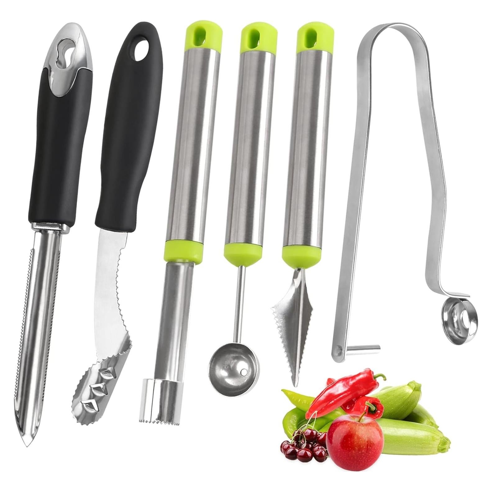 Juego de Herramientas Descorazonadoras Openfly - 6 Piezas Acero Inoxidable