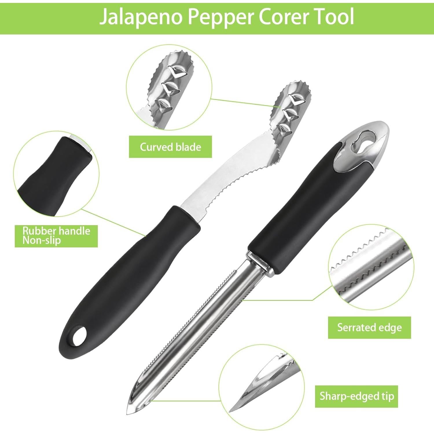 Juego de Herramientas Descorazonadoras Openfly - 6 Piezas Acero Inoxidable