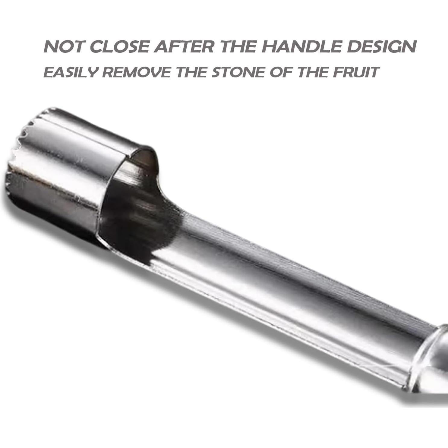 Juego de 4 Descorazonadores SvaTao de Acero Inoxidable