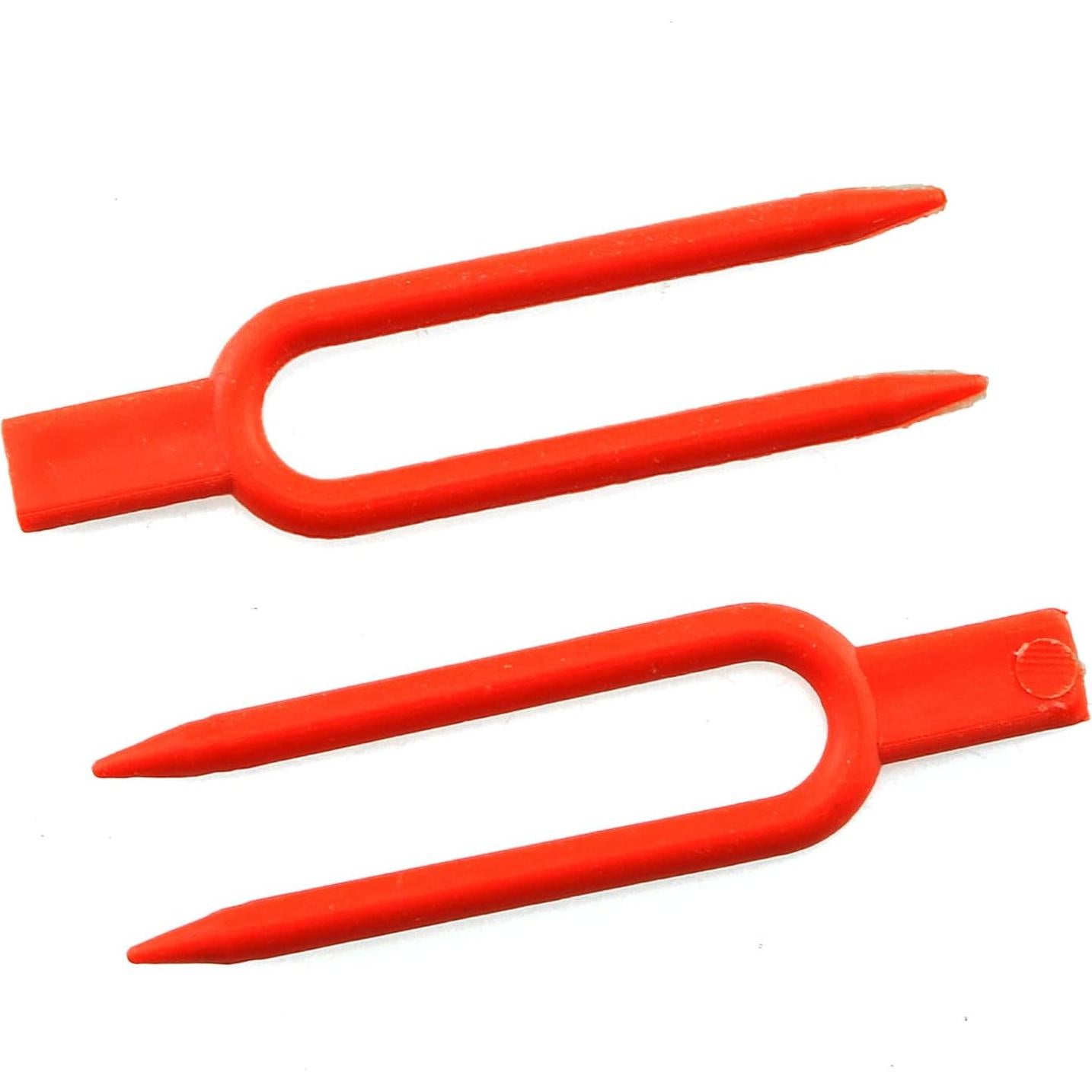 100 Horquillas de Plantación de Fresa JCBIZ 55mm Color Rojo