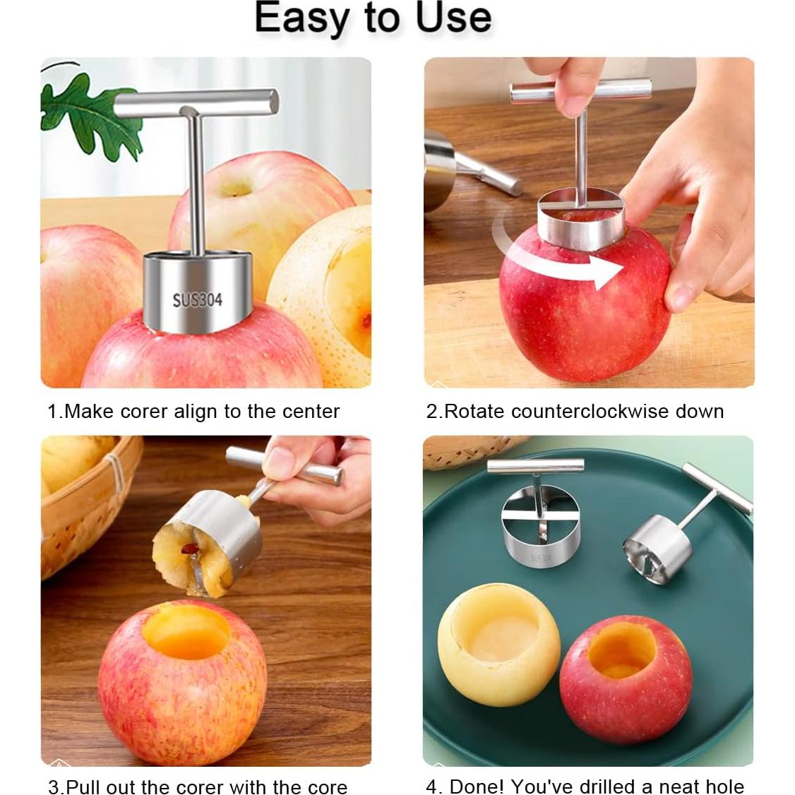 Extractor de Frutas y Verduras JOMIHONEY 2 Tamaños Acero Inoxidable