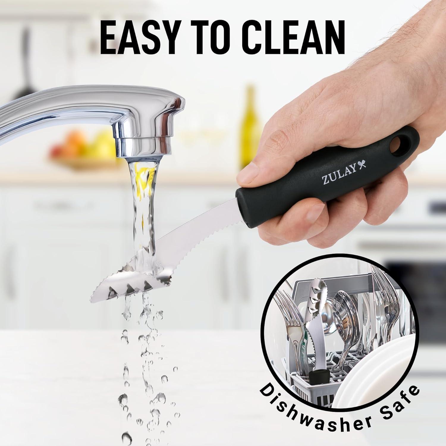 Quita Corazones de Pimientos Zulay Kitchen - Acero Inoxidable 20 cm