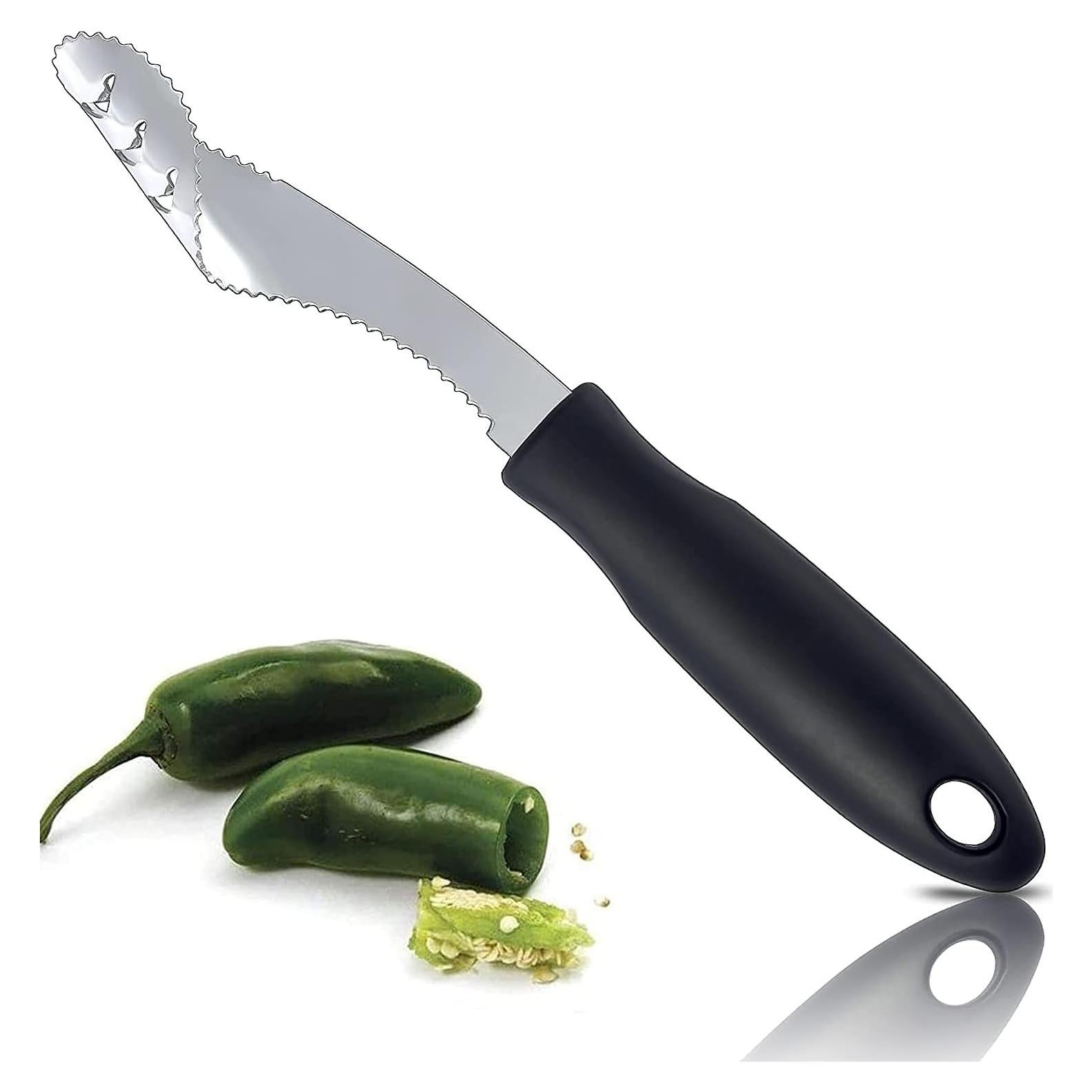 Quita Semillas de Jalapeño FIOTOK con Cuchilla Serrada 22 cm