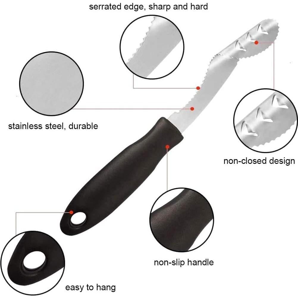 Quita Semillas de Jalapeño FIOTOK con Cuchilla Serrada 22 cm