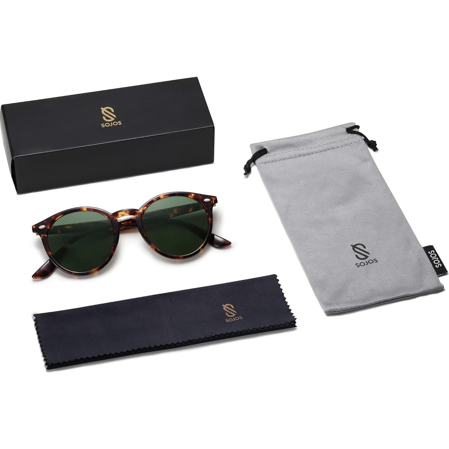 Gafas de sol polarizadas SOJOS SJ2069 retro 51mm UV400