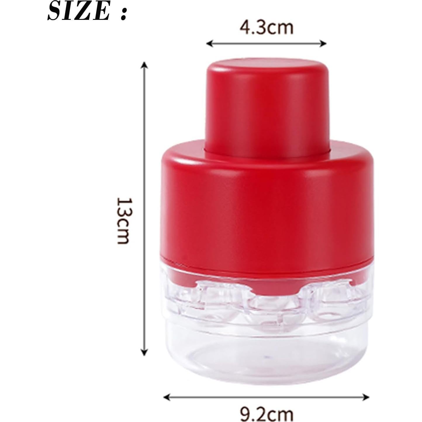 Deshuesador de Cerezas Firjuty Rojo, Multifuncional para 7 Cerezas