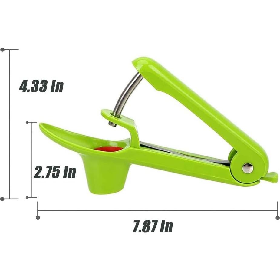Quitahuesos de Cereza Verde Septo - Acero Inoxidable y Silicona