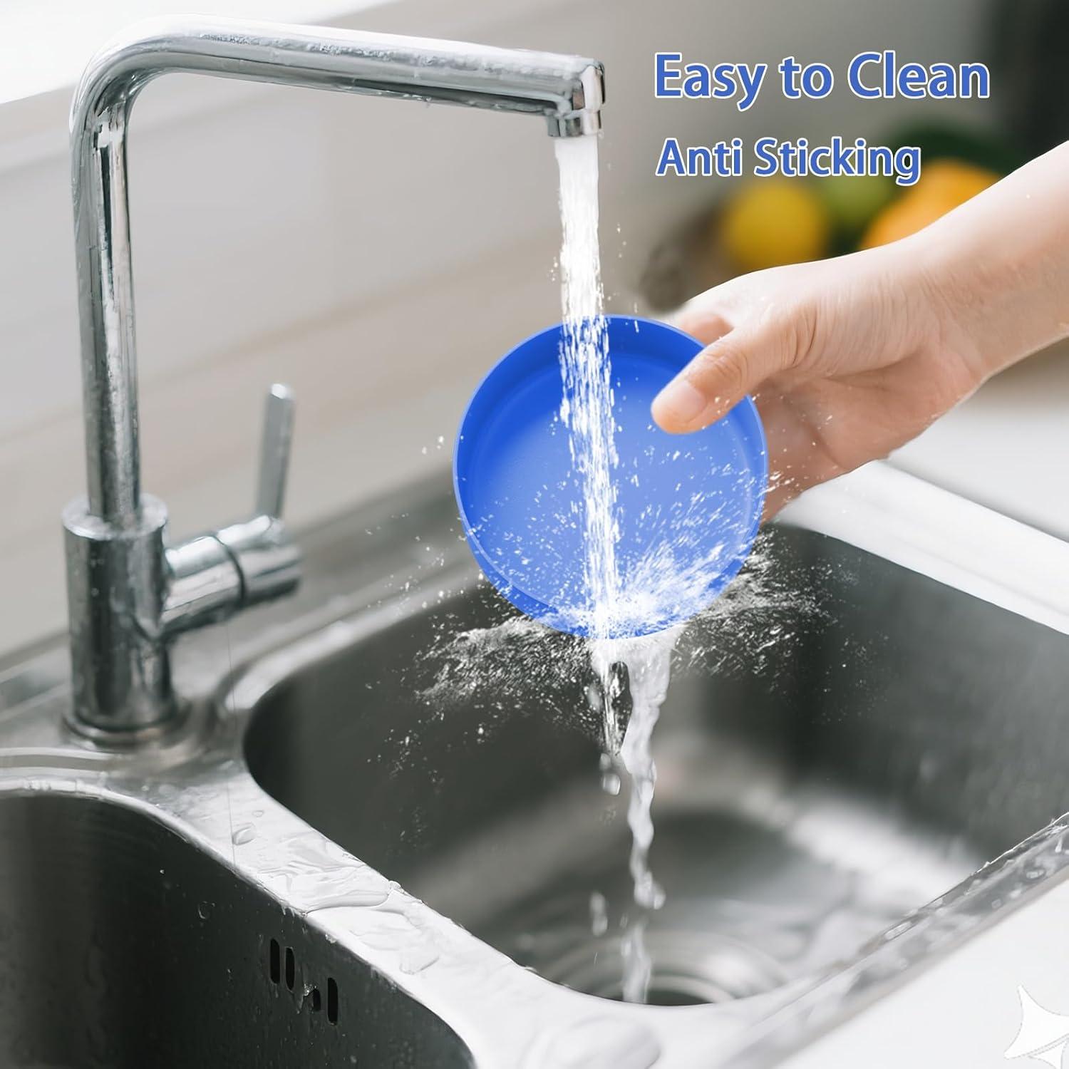 Removedor de Huesos de Cereza WKitchrio Azul, 6 Huesos a la Vez