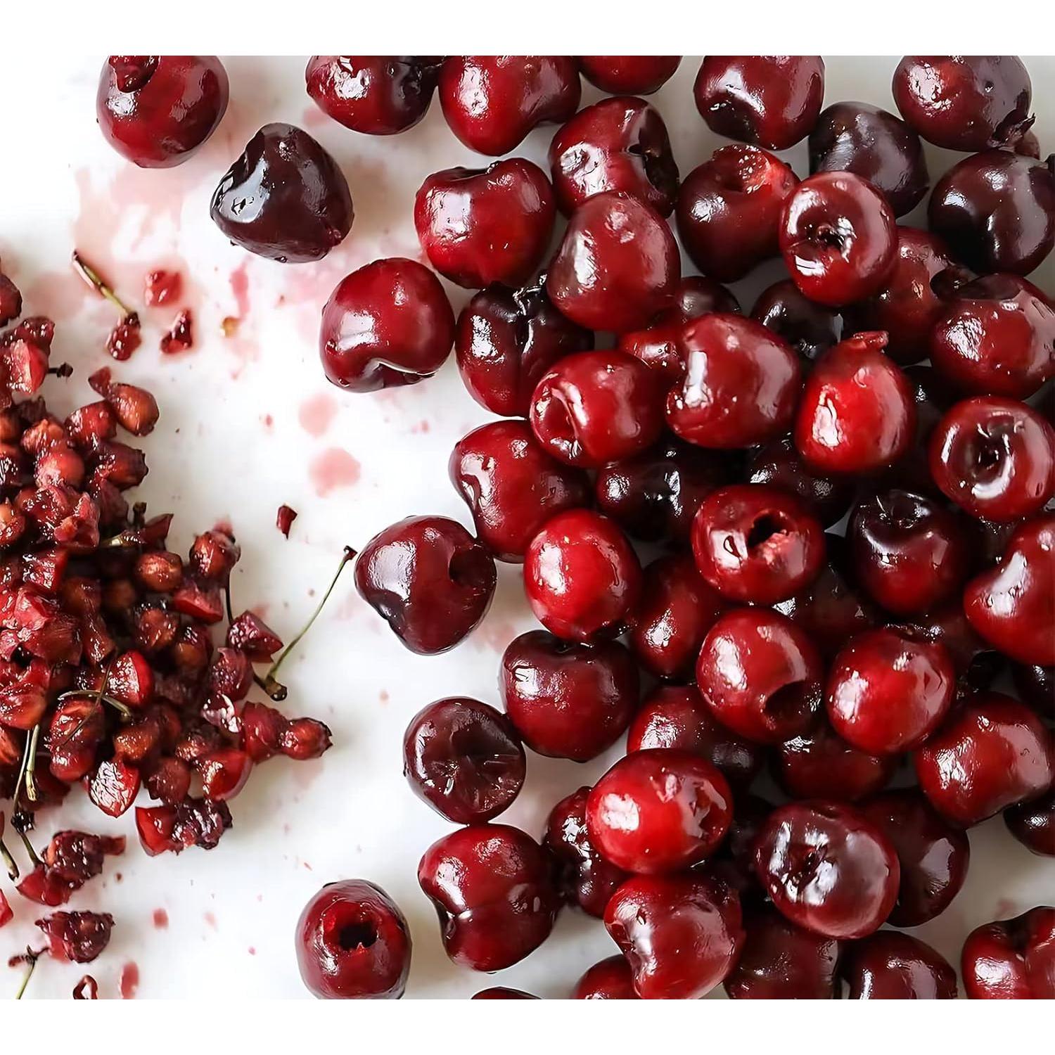 Deshuesador de Cereza Wobodan 2PCS Acero Inoxidable Apto Lavavajillas