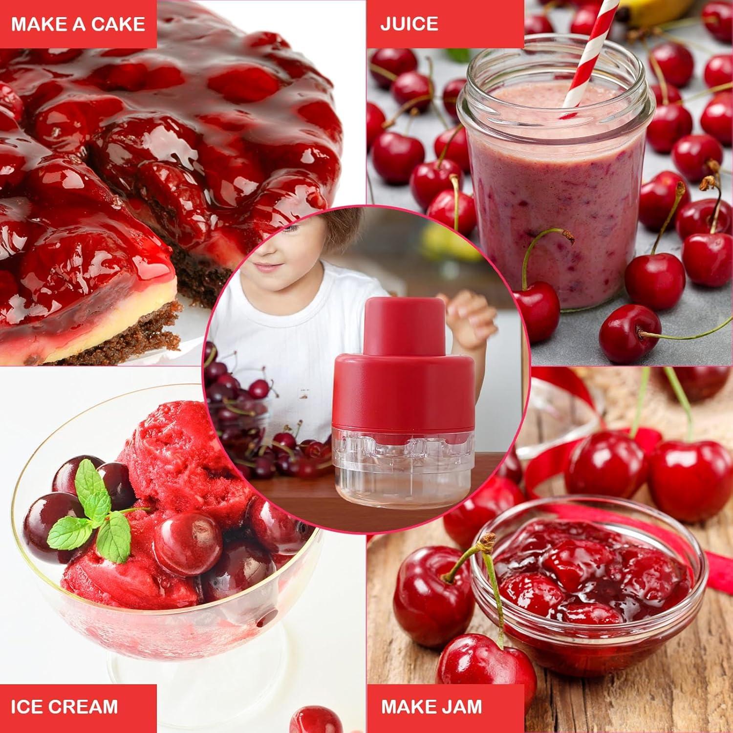 Deshuesador de Cereza PWireless 7 en 1 Rojo - Herramienta de Cocina