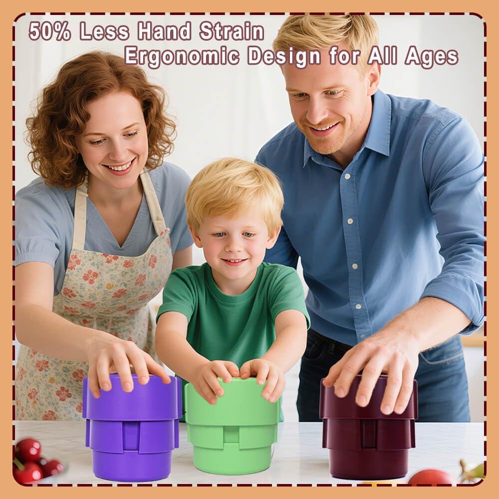 Quita Huesos de Cereza Jux Yagom - 6 Cerezas a la Vez, Rojo