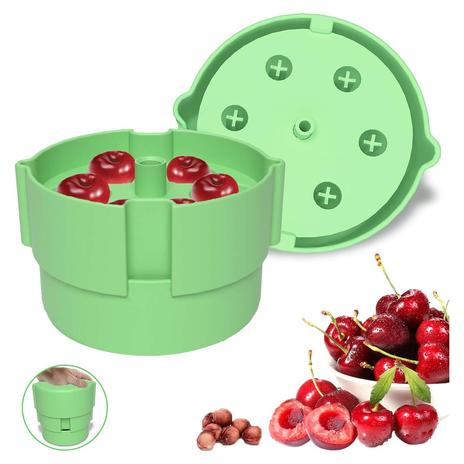 Deshuesador de Cereza Jux Yagom 6 en 1 Verde Menta