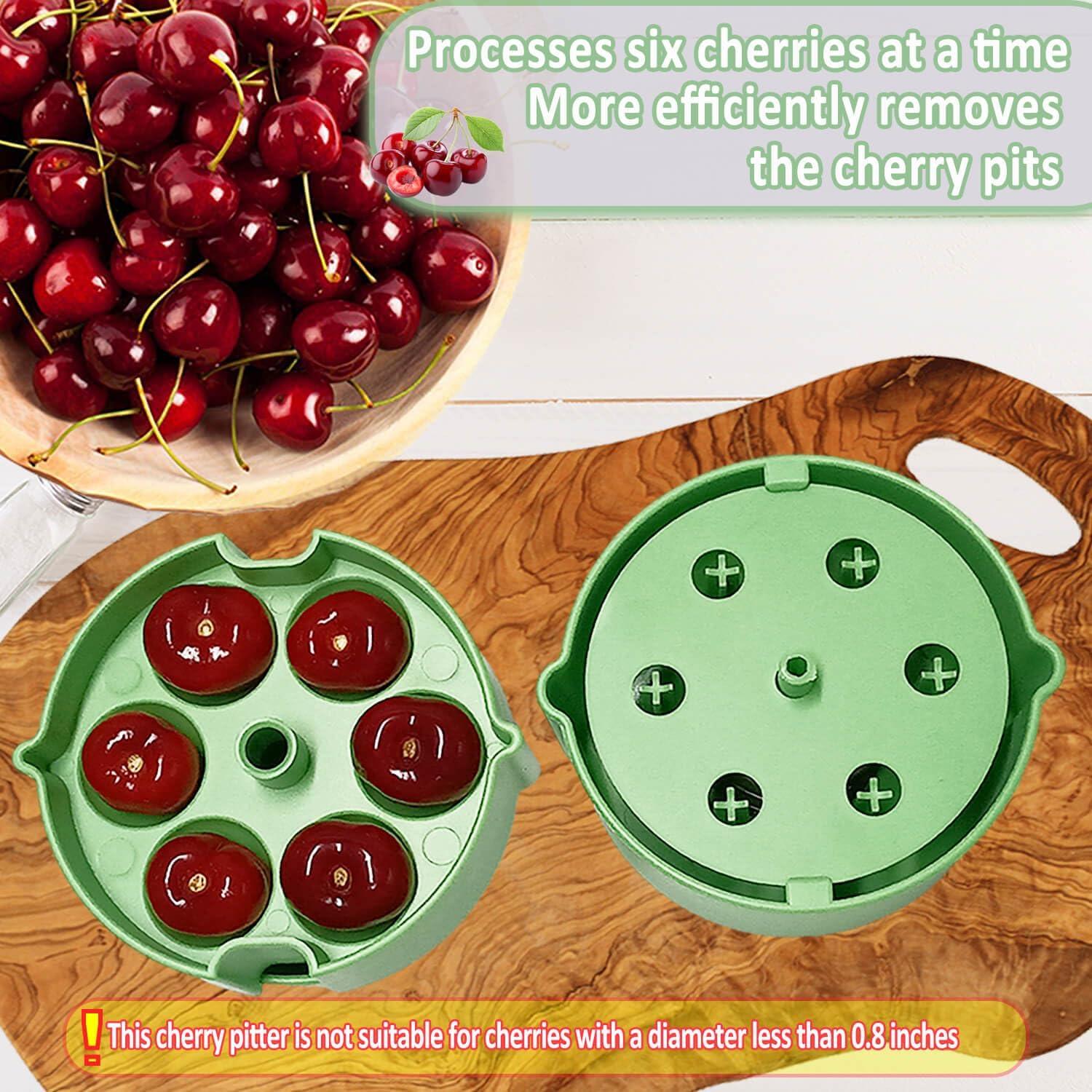 Deshuesador de Cereza Jux Yagom 6 en 1 Verde Menta