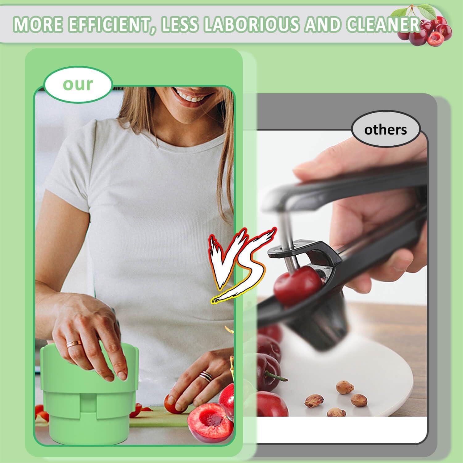 Deshuesador de Cereza Jux Yagom 6 en 1 Verde Menta