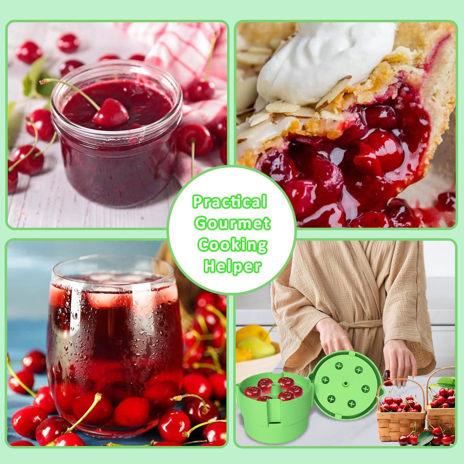 Deshuesador de Cereza Jux Yagom 6 en 1 Verde Menta