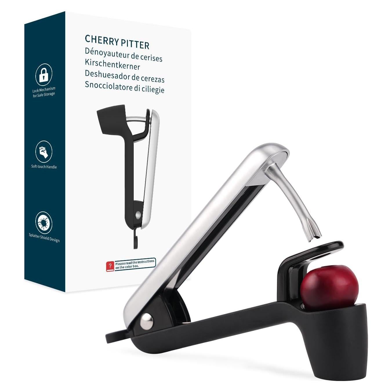 Deshuesadora de Cerezas KITCHENDAO, Apta para Lavavajillas