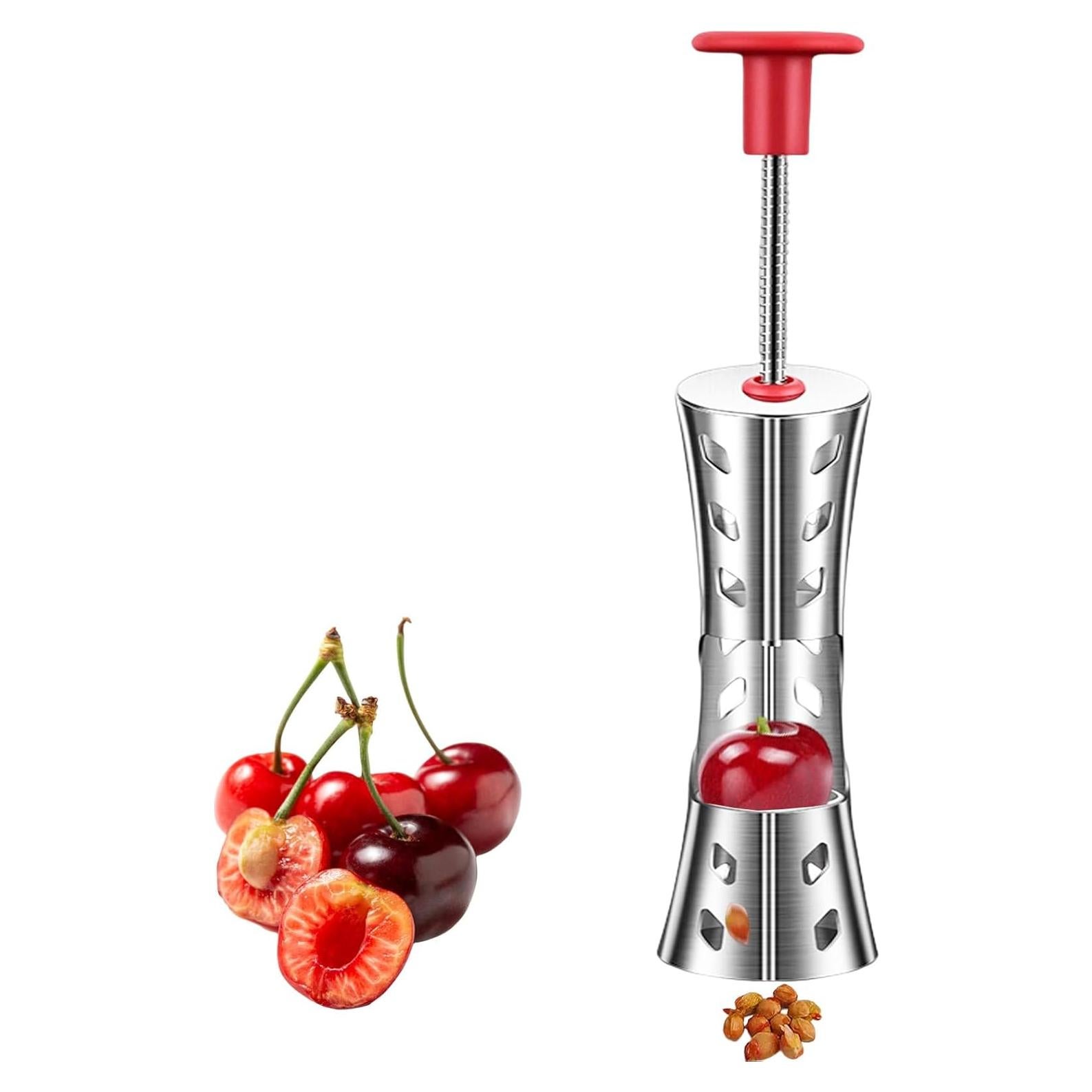 Quita Huesos de Cereza Firjuty Rojo, Herramienta Multifuncional