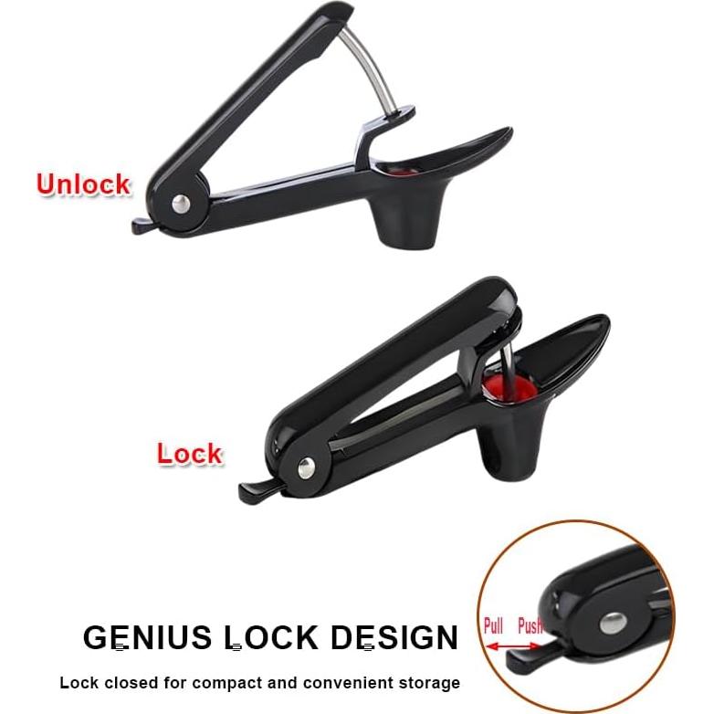 Deshuesador de Cereza Fanlory Acero Inoxidable Negro 20.5 cm