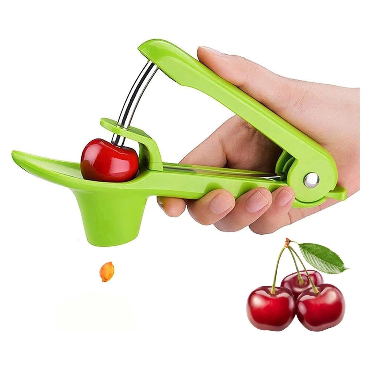 Deshuesador de Cereza Hovico Acero Inoxidable Verde 109g