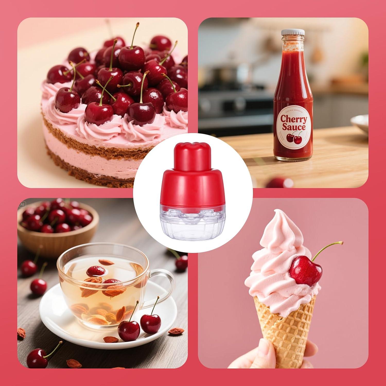 Herramienta Deshuesadora 7 en 1 Heygueo Roja para Frutas