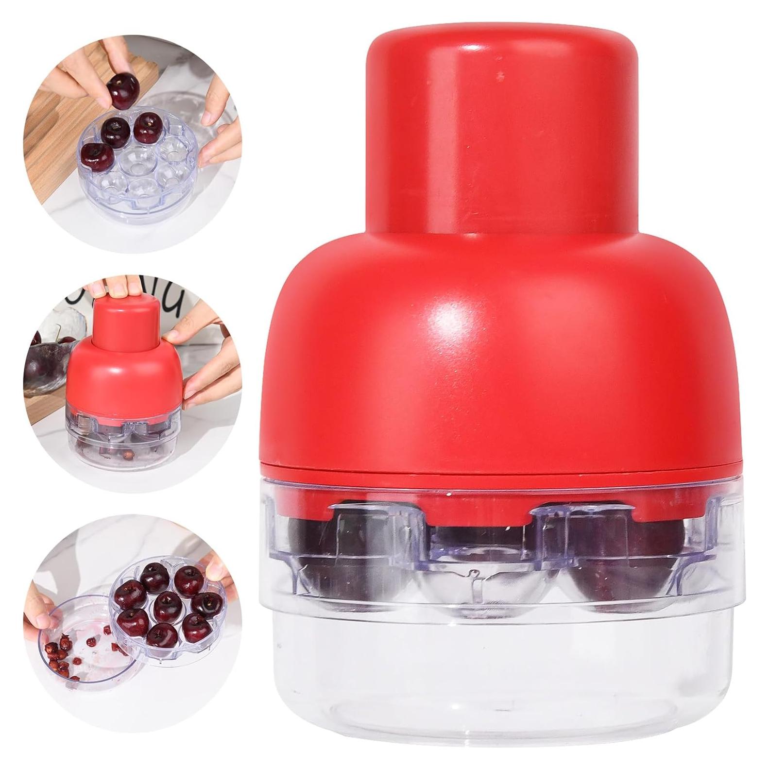 Deshuesador de Cereza 8 en 1 ManuycriptMingle Rojo