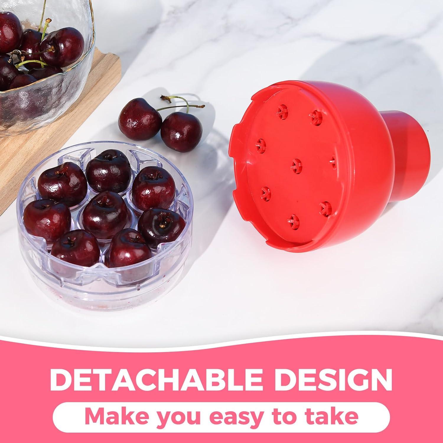 Deshuesador de Cereza 8 en 1 ManuycriptMingle Rojo