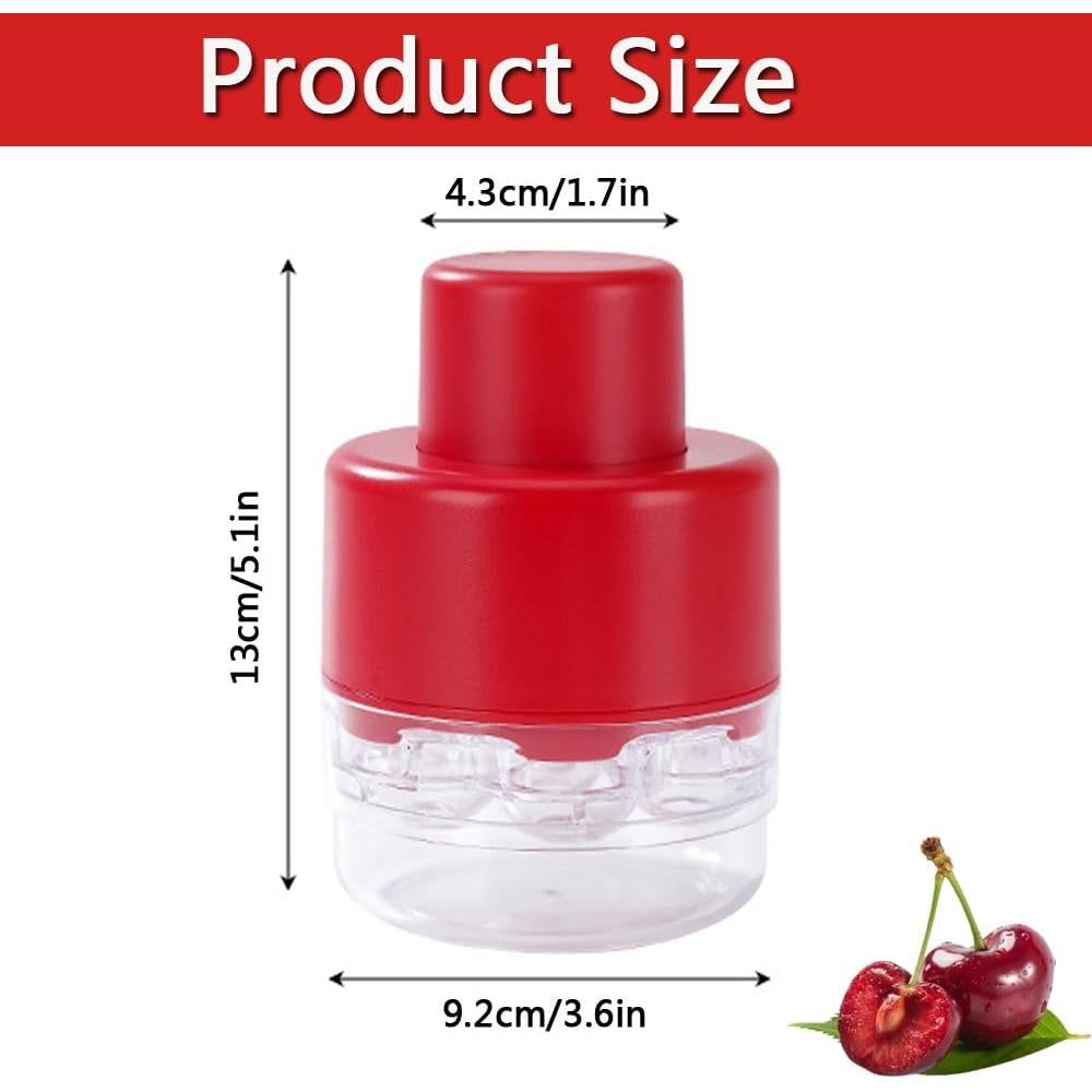 Removedor de Huesos de Cereza Taoxiwave Rojo 7 Agujeros