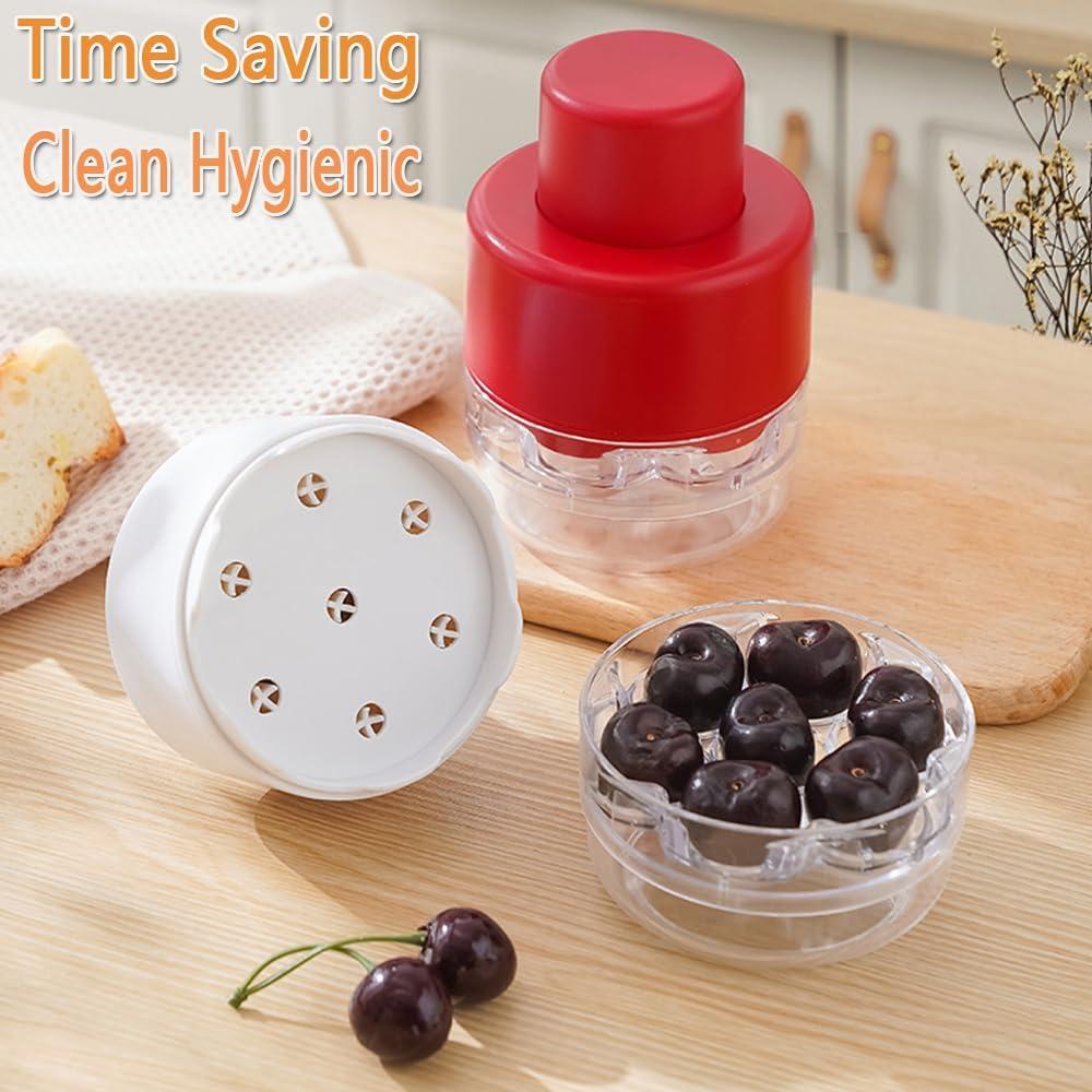 Removedor de Huesos de Cereza Taoxiwave Rojo 7 Agujeros