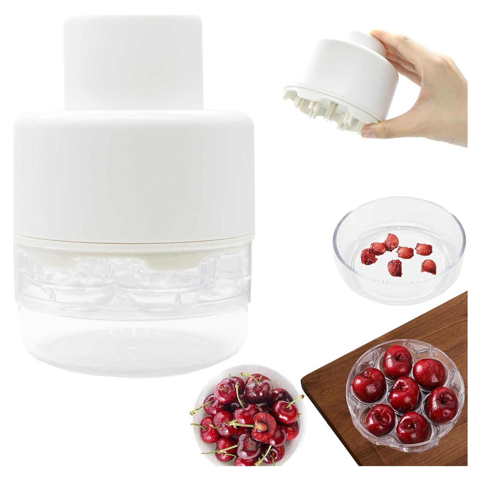 Deshuesadora de Cereza PCTC - Multi-funcional 7 en 1 Blanca