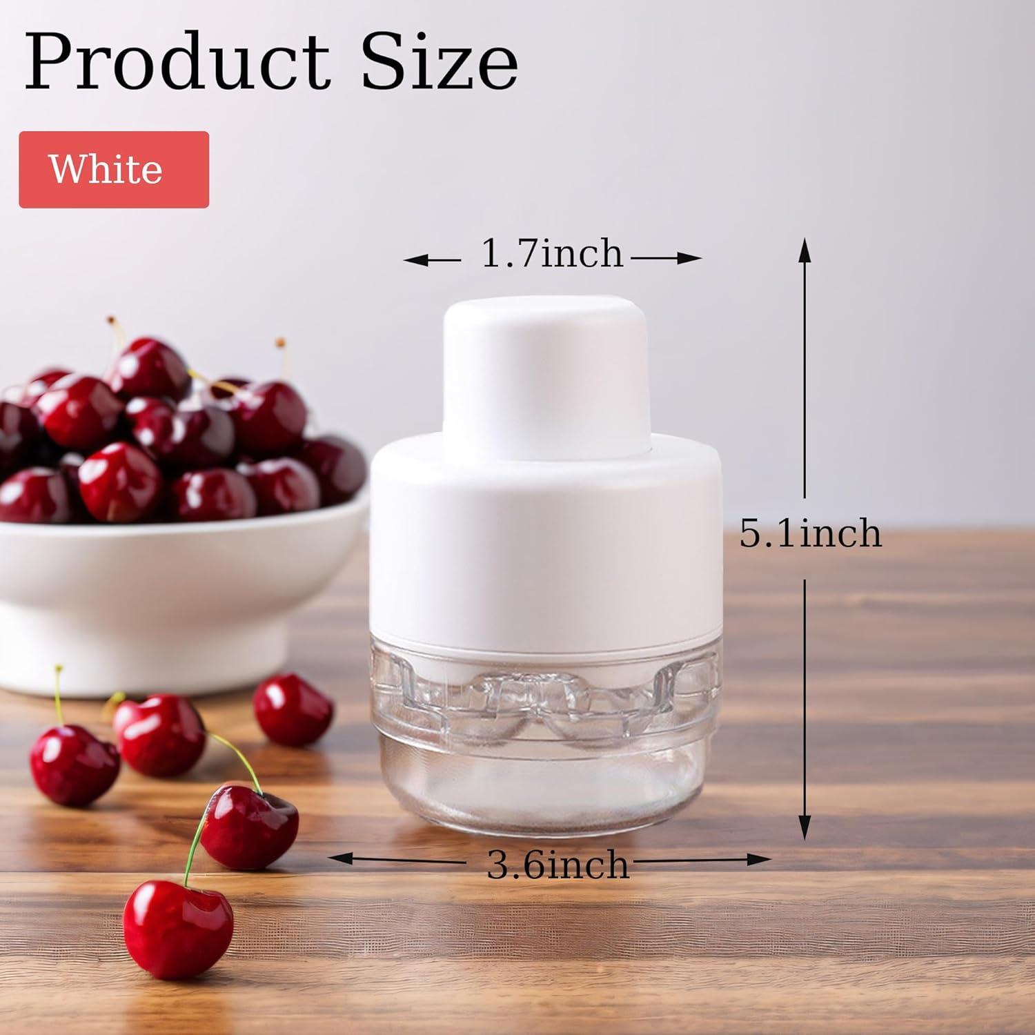 Deshuesadora de Cereza PCTC - Multi-funcional 7 en 1 Blanca