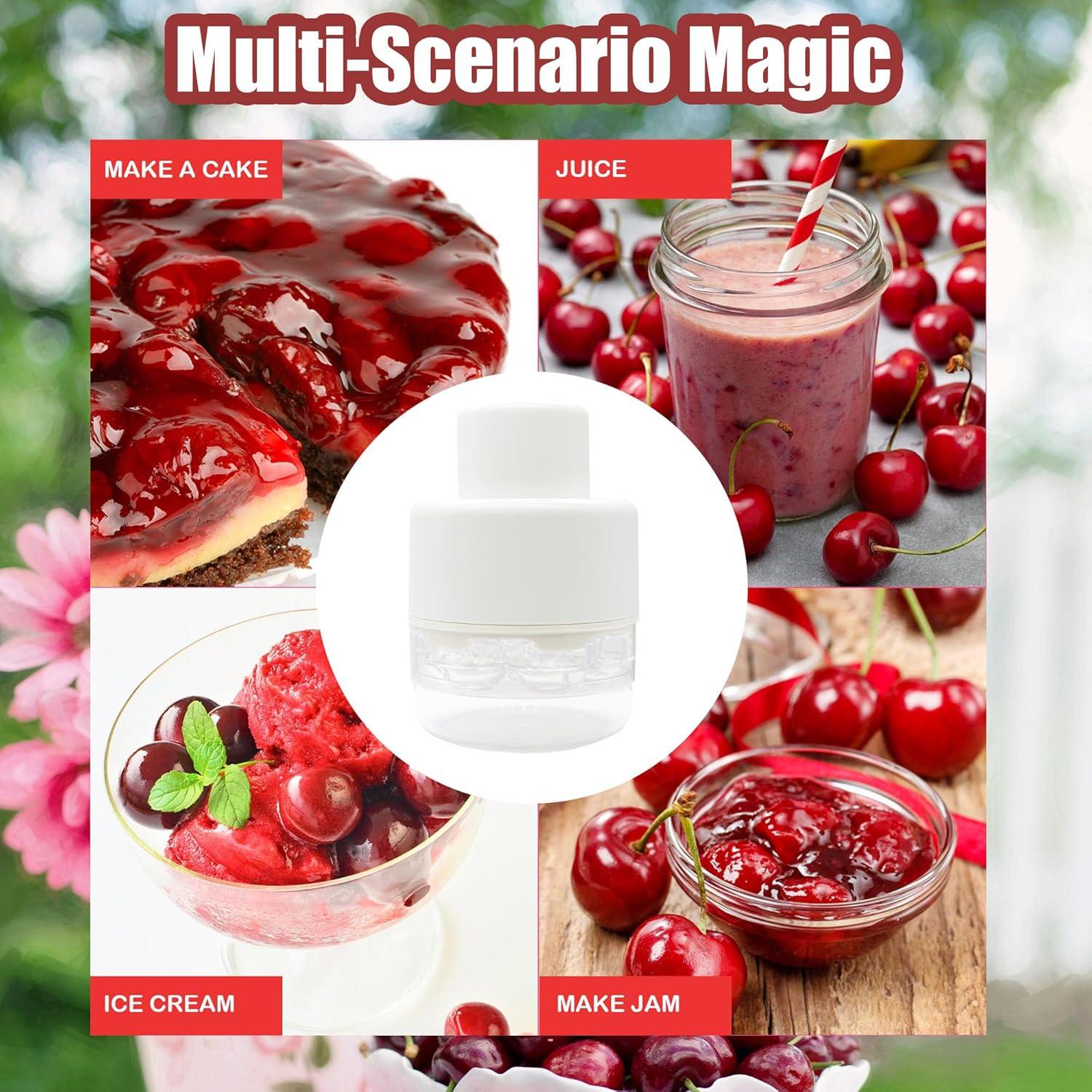 Deshuesadora de Cereza PCTC - Multi-funcional 7 en 1 Blanca