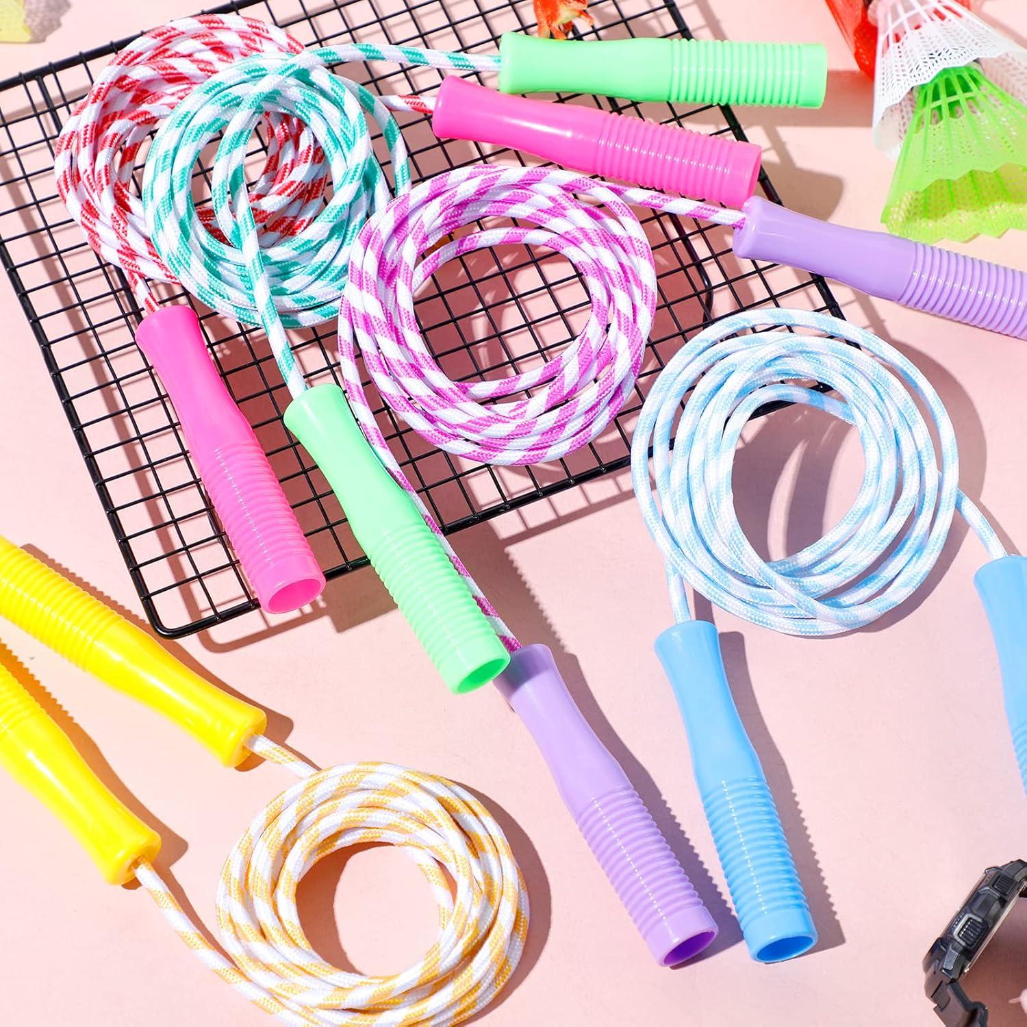 Paquete de 30 cuerdas de saltar Aoriher 2.5m ajustables