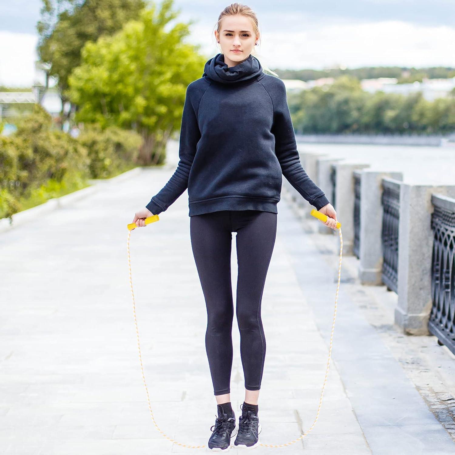 Paquete de 30 cuerdas de saltar Aoriher 2.5m ajustables