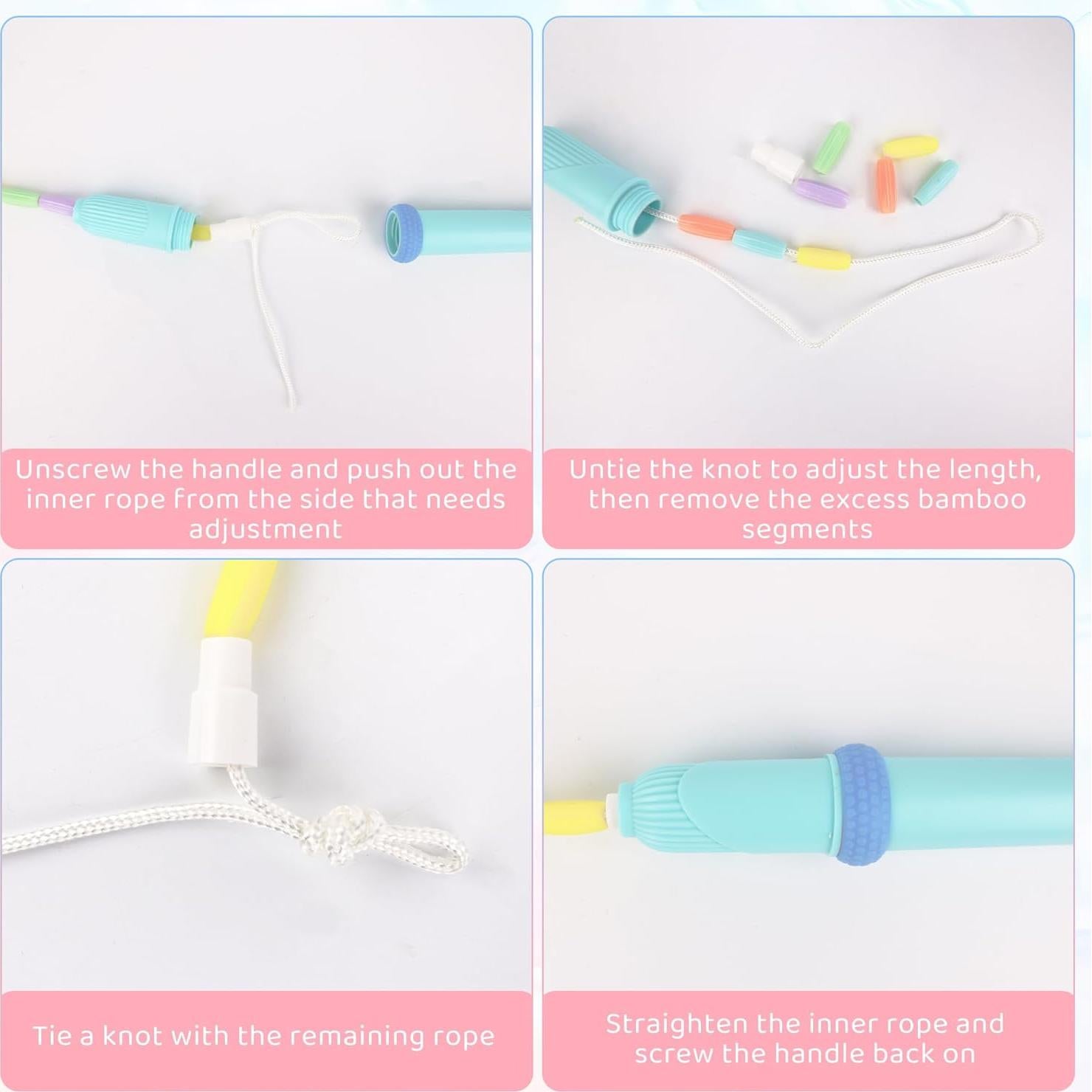 Cuerda de Salto Coolrunner Ajustable 2PC para Niños y Adultos